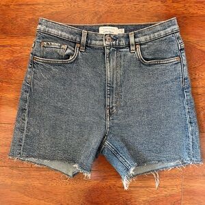 & Other Stories High-Rise Denim Shorts